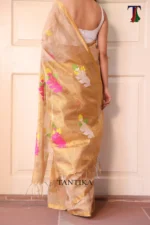 Pure lilen tissue saree - Image 4