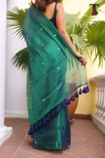 Pure Tissue Gini saree - Image 4