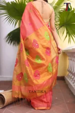 Pure lilen tissue saree - Image 4