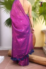 Pure Tissue Gini saree - Image 4