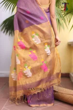 Pure lilen tissue saree - Image 4