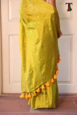 Pure Tissue Gini saree - Image 4