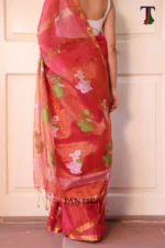 Pure lilen tissue saree - Image 4