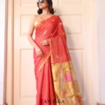 Pure lilen tissue saree