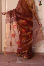 Pure lilen tissue saree - Image 4