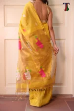 Pure lilen tissue saree - Image 4