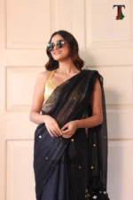 Pure Tissue Gini saree - Image 5