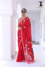 Projapoti The Handpainted Mul Cotton Saree