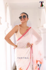 Bharatanatyam The Handpainted Mul Cotton Saree - Image 2