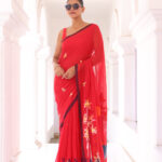 Bharatanatyam The Handpainted Mul Cotton Saree