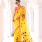 Projapoti The Handpainted Mul Cotton Saree