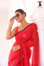 Shakuntala The Handpainted Mul Cotton Saree - Image 2
