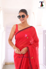 Shakuntala The Handpainted Mul Cotton Saree - Image 4