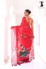 Shakuntala The Handpainted Mul Cotton Saree - Image 3