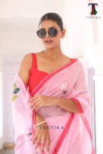 Shakuntala The Handpainted Mul Cotton Saree - Image 3