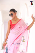 Shakuntala The Handpainted Mul Cotton Saree - Image 5