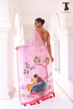 Shakuntala The Handpainted Mul Cotton Saree - Image 2
