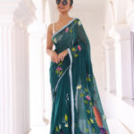 Projapoti The Handpainted Mul Cotton Saree