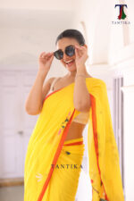 Shakuntala The Handpainted Mul Cotton Saree - Image 5