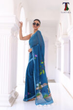Shakuntala The Handpainted Mul Cotton Saree - Image 2