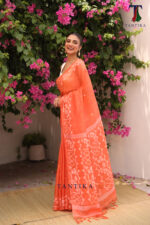 Pure Tasar Silk Handloom Saree - Image 2