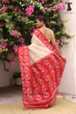 Pure Tasar Silk Handloom Saree - Image 4