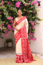 Pure Tasar Silk Handloom Saree