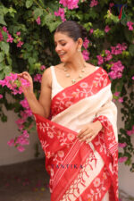 Pure Tasar Silk Handloom Saree - Image 3