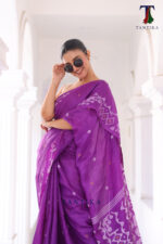 Pure Tasar Silk Handloom Saree - Image 3
