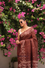 Pure Tasar Silk Handloom Saree - Image 2