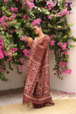 Pure Tasar Silk Handloom Saree - Image 4