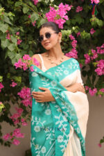 Pure Tasar Silk Handloom Saree - Image 5