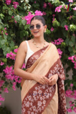 Pure Tasar Silk Handloom Saree - Image 4