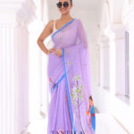 Bharatanatyam The Handpainted Mul Cotton Saree