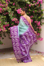 Pure Tasar Silk Handloom Saree - Image 3