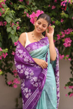 Pure Tasar Silk Handloom Saree - Image 2