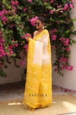 Pure Tasar Silk Handloom Saree - Image 2