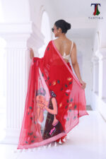 Projapoti The Handpainted Mul Cotton Saree - Image 4