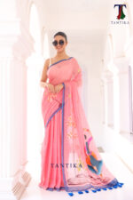 Bharatanatyam The Handpainted Mul Cotton Saree