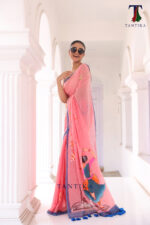 Bharatanatyam The Handpainted Mul Cotton Saree - Image 2