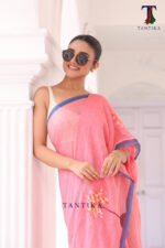 Bharatanatyam The Handpainted Mul Cotton Saree - Image 5