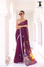Shakuntala The Handpainted Mul Cotton Saree