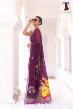 Shakuntala The Handpainted Mul Cotton Saree - Image 2